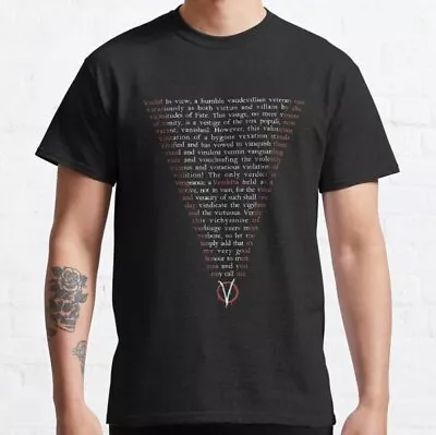 V For Vendetta - Who Are You? Classic T-Shirt • $6.99