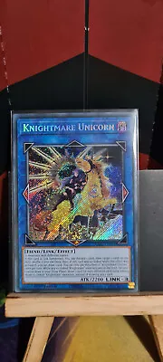 RA01-EN043 Knightmare Unicorn (Alt Art) : Secret Rare : 1st Edition : YuGiOh TCG • £2.20