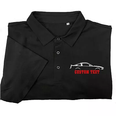 Custom Embroidered Silhouette Polo Made For Mustang GT Car Fan Embroider Shirt • $23.85