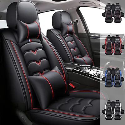 3D Car 5-Seat Cover For VW Full Set PU Leather Front & Rear Protector • $67.99