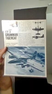 Vintage Monogram Model Kits F7f-3 Grumman Tigercat Dealer/order Sheet 1968 • $20.99
