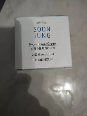 ETUDE HOUSE SOONJUNG HYDRO BARRIER CREAM BIG SIZE 130 ML / 4.39 FL OZ~Exp. 05/26 • $18.99