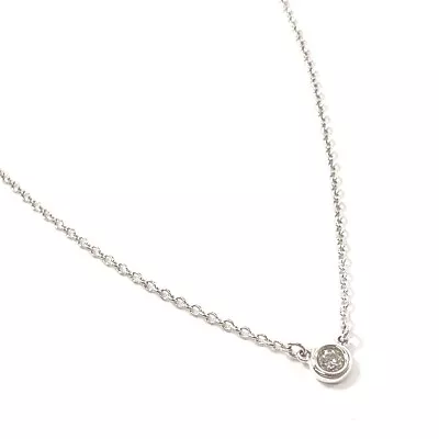 TIFFANY&Co. Necklace By The Yard Elsa Peretti Silver925/diamond Jewelry Women • $322