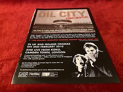 Framed Film/movie Advert 11x9 Oil City Confidential : Dr Feelgood • £22.99