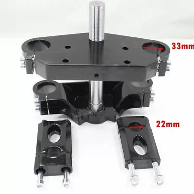 33mm Triple Clamp + 22mm Handle Bar Clamp 50cc 70cc 90cc PIT PRO TRAIL DIRT BIKE • $44.95