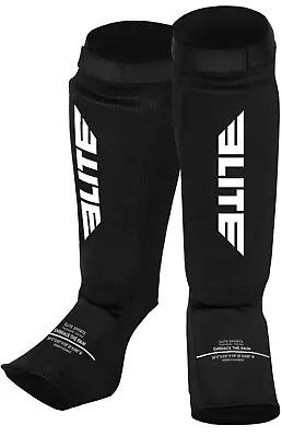 Elite Sports Muay Thai MMA Kickboxing Shin Guards Size S - M • $13.40