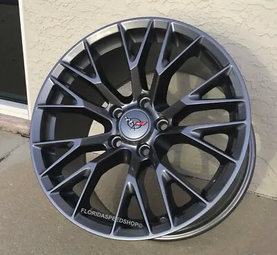 New C7 Z06 Corvette Wheels Gunmetal Grey 17/18  1997-2004 C5/C5-Z06  **ON SALE** • $859