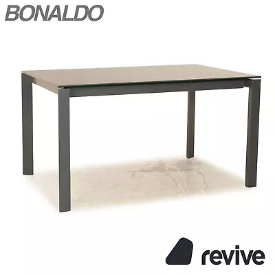 Bonaldo MENU Glas Dining Table Gray Ausziefunktion Dining Room 140/210 X 76 X 90 • $1642.13