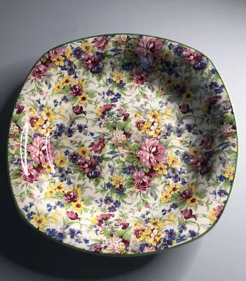 Stunning Vintage MIDWINTER  Fashion Shape 12-60 Decorative Chintz Fruit Bowl • $24.83