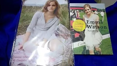 [F-K-35]Emma Watson Metal Poster/Plate 30cm X 20cm + Fashion Style Book • $51.38