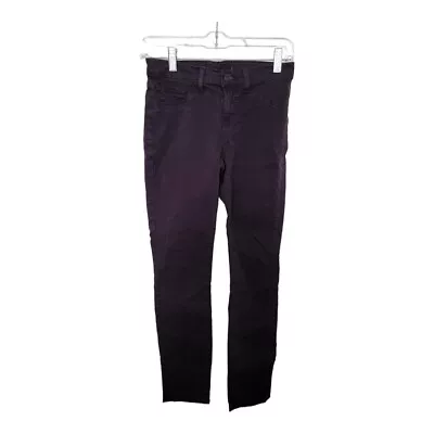 J Brand Skinny Leg Aubergine Womens Jeans Size 25 Purple Colored Denim Pants • $14.99