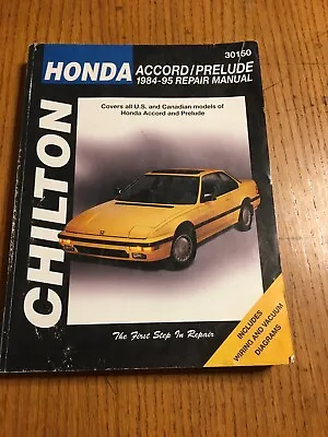 Honda Accord 1984-1995 Tune-up Shop Service Repair Manual Book Wiring Diagrams • $19.99