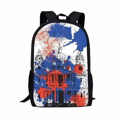 Paints On The Palace 17  Backpack Schoolbag Shoulder Satchel Bookbags School Bag • $43.11