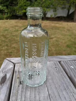 Atwood's Jannaice Bitters  Antique Glass Bottle  Moses Atwood  Georgetown Mass. • $10