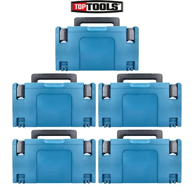 Makita Type 3 X 5 MAKPAC Stacking Connector Carry Case Type 3 5pk • £99.81