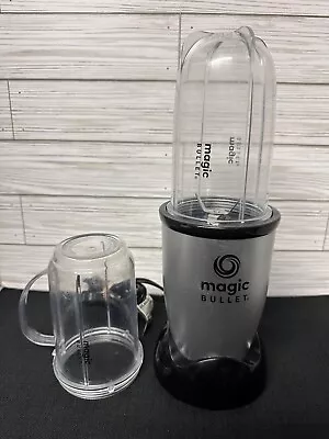 Magic Bullet Mini 14 Oz. Silver/Black Compact Personal Blender MB1001B TESTED/WK • $19.99