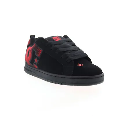 DC Court Graffik 300529-KRP Mens Black Nubuck Skate Inspired Sneakers Shoes • $188.09