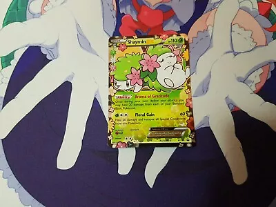 Pokemon Card Shaymin EX XY148 Black Star Promo NM • $30