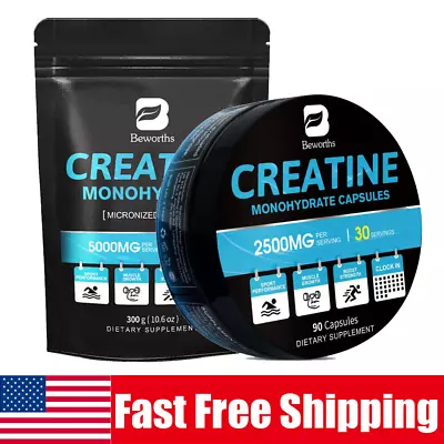 Micronized Creatine Monohydrate Muscle Growth Strength Performance Recovery • $35.99