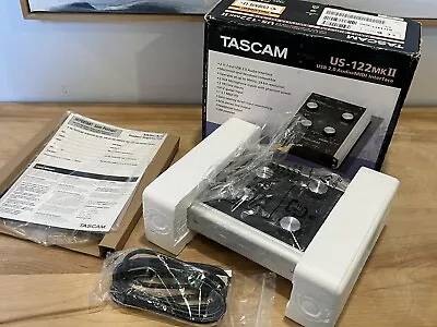 Tascam US-122MKII - USB 2.0 Audio Recording Interface W Box Manual& Cable NEW  • $90.87