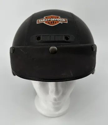 Harley Davidson Vintage Leather Half Motorcycle Helmet  1993 SZ M *See Details* • $39.99