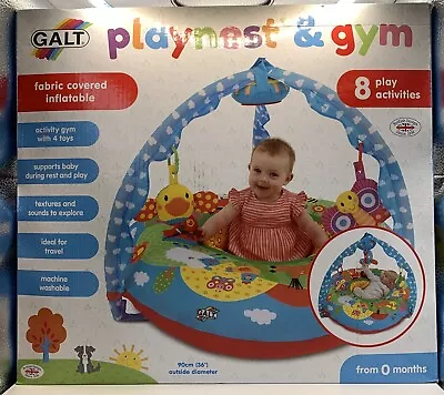 Galt Toys Playnest And Gym - Farm Sit Me Up Baby Seat Ages 0 Months Plus W19 • £53