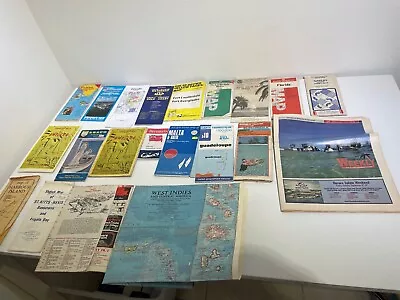 Vintage Travel Brochures & Maps From Florida Area | (21) Pieces | 1980's-90's • $24.44