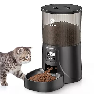 Automatic Cat Feeders Timed Dog Feeder 4L Programmable Control 1-6 Meals Pet • $43.48