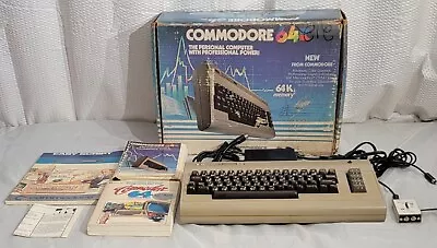 £202.90 • Buy Vintage Commodore 64 System Console Computer Original Box Programming Books