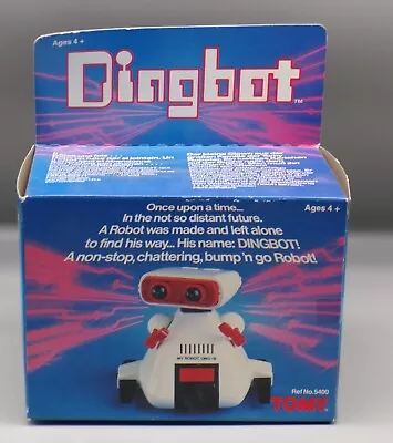 1985 Vintage Tomy DINGBOT Robot SEALED Bump N Go MYSTERY ACTION Toy MIB Japan !! • $100
