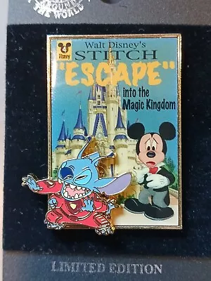 Disney Pin Le Countdown To Stitch Great Escape! Attraction Opening Day Escape • $27.99