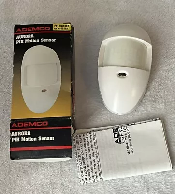 Ademco Aurora PIR Motion Detector Sensor NEW • $27.99