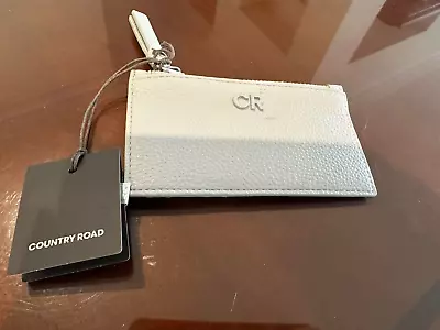 BNWT COUNTRY ROAD PALE BLUE BRANDED 5 CC PURSE CARD KEEPER WALLET HOLDER Rrp $40 • $25
