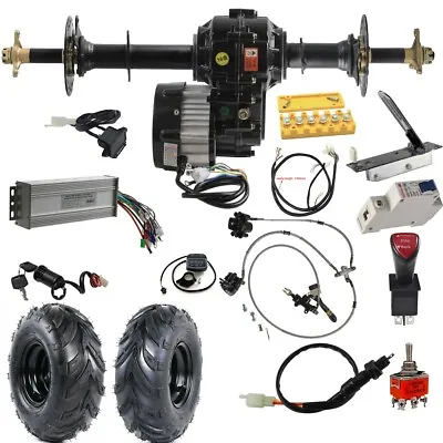 30  Rear Axle Kit Electric Differential 1000W Motor 6  Wheels 4Wheeler TV Slider • $675.41