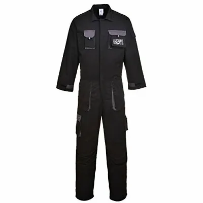 Texo Contrast Coverall Boiler Suit With Kneepad Pockets Portwest TX15 • £30.50