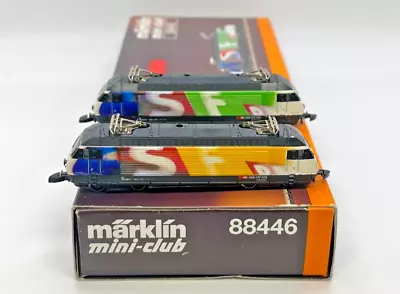 Z Scale Marklin Mini-Club 88446 Set Of 2 E-Loco Class 420 Swiss SBB Original Box • $319.99