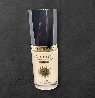 Max Factor FACEFINITY All Day Flawless Foundation 33 Crystal Beige 30mL NEW Base • $15.69