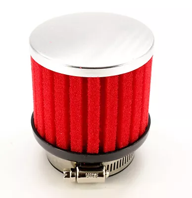 Foam Red Ridged Power Air Filter 50mm • £11.75