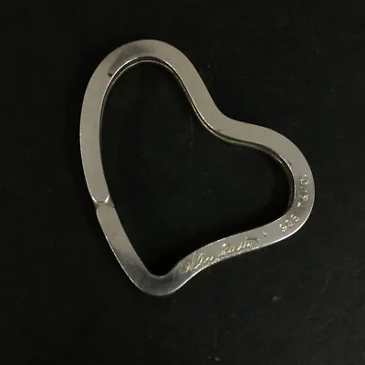 £0.81 • Buy Tiffany&Co. Silver 925 Heart Key Ring Charm /1K4225