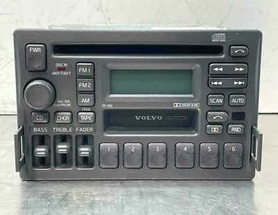 2000 Volvo V70 Am Fm Cassette Cd Player Radio Receiver Head Unit Oem 3533771 • $83.99