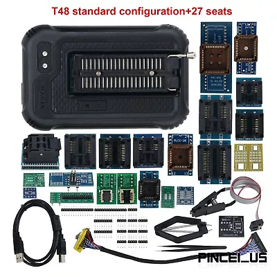 XGecu T48 Universal Programmer USB2.0 HS 480MHz Chip Programmer W/ 27 Sockets • $105.11