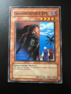 Gravekeeper's Spy RP02-EN075 Common Retro Pack 2 Near Mint Yugioh • £2.69