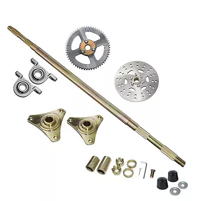 29'' Go Kart Live Rear Axle Kit Wheel Hub Fr Boat Cart Drift Trike Mini Quad ATV • $148.79