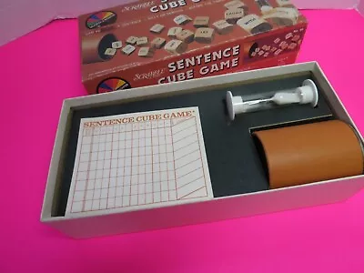 Vintage 1983 Scrabble Brand Sentence Cube Game  Selchow & Righter Complete • $11.95