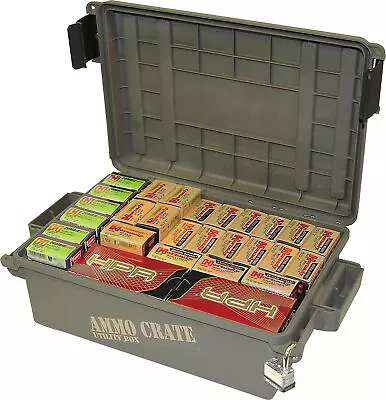 Military Ammo Box Plastic Mtm Storage Case Ammunition Utility Crate 65 Pounds • $36.29