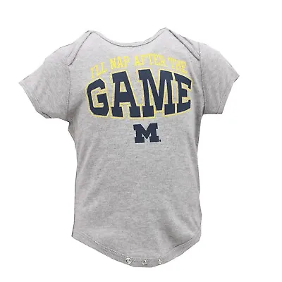 NCAA Official Michigan Wolverines Baby Infant Size Creeper Bodysuit New Tags • $12.95