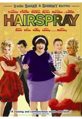 Hairspray DVD (2007) John Travolta Shankman (DIR) Cert PG Fast And FREE P & P • £2.79