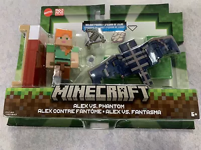 Mattel Minecraft Phantom And Alex Craft-A-Block 2-Pack Action Figure New • $24.95