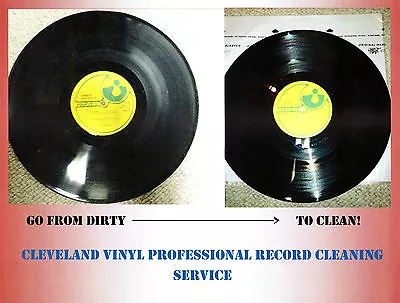 Professional Record Cleaning Service Ultrasonic Machine Cleaned+VPI 30 Records • $110.25