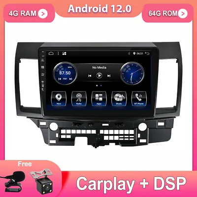 $332 • Buy Car Stereo Radio For Mitsubishi Lancer Android 12 GPS Head Unit DSP Carplay BT